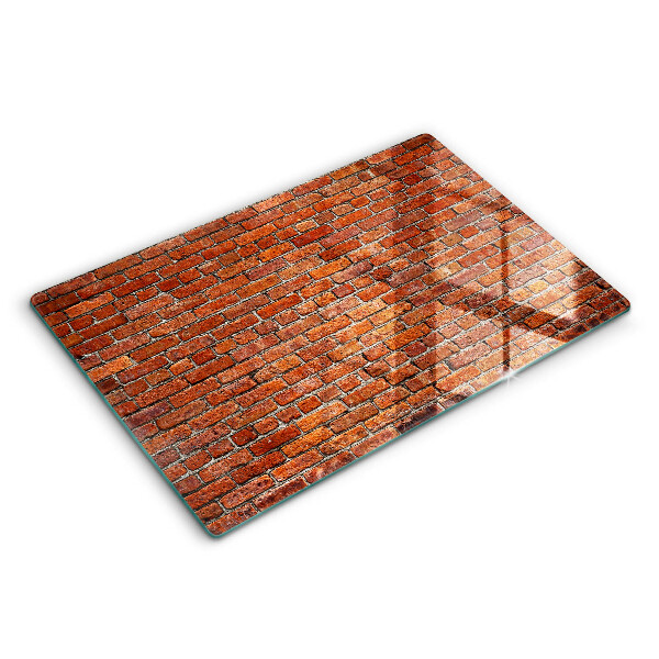 Tabla de cortar de vidrio Muro de pared de ladrillo