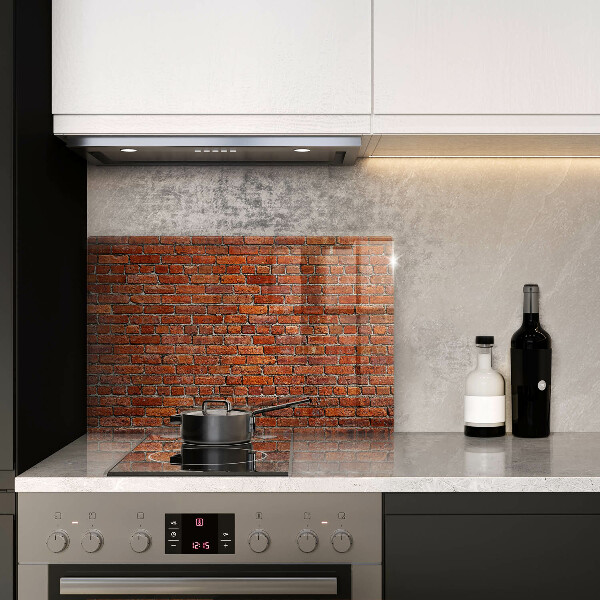 Tabla de cortar de vidrio Muro de pared de ladrillo