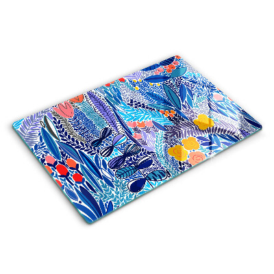 Tabla de cortar de vidrio Prado pintado