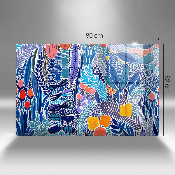 Tabla de cortar de vidrio Prado pintado