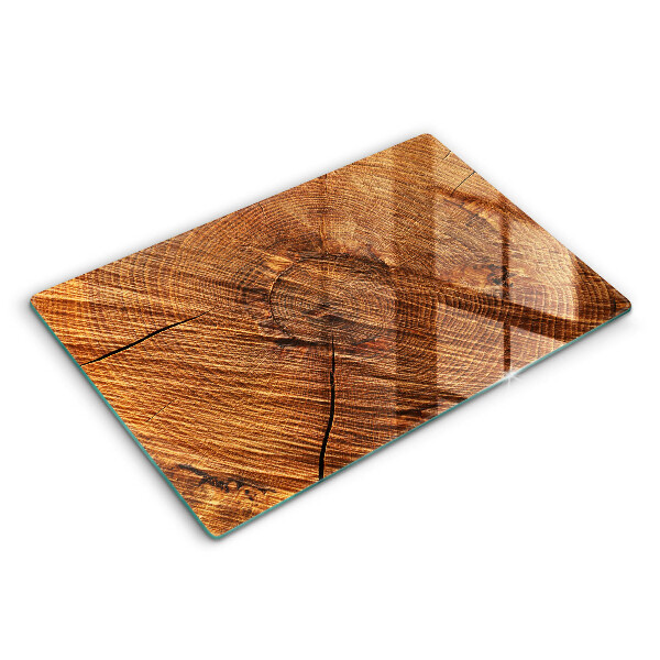 Tabla de cortar de vidrio Estructura de madera