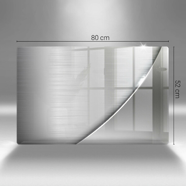 Tabla de cortar de vidrio Formas metálicas
