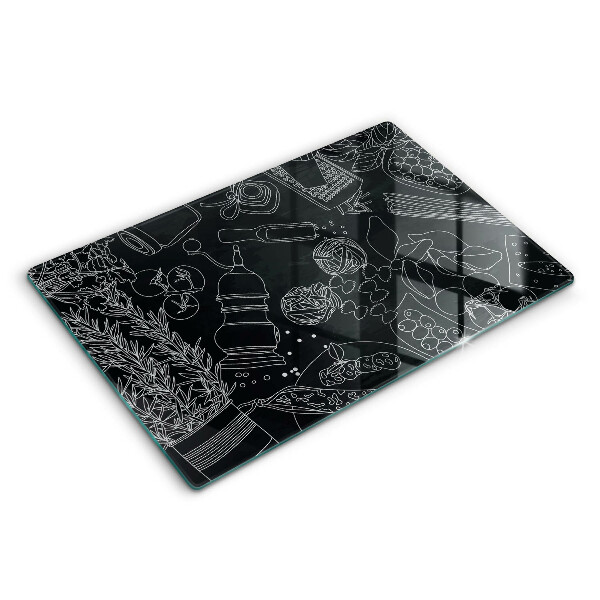 Tabla de cortar de vidrio Accesorios de cocina