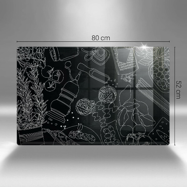 Tabla de cortar de vidrio Accesorios de cocina