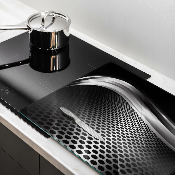 Tabla de cortar de vidrio Estructura metálica