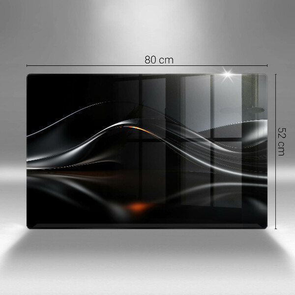 Tabla de cortar de vidrio Diseño abstracto 3d