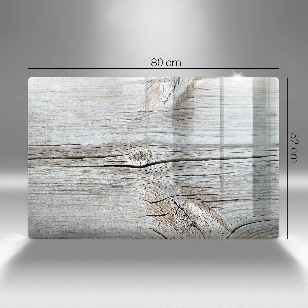 Tabla de cortar de vidrio Estructura de madera brillante