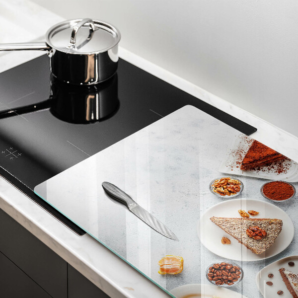 Tabla de cortar de vidrio La dulzura del pastel