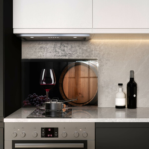 Tabla de cortar de vidrio Copa de vino de barril