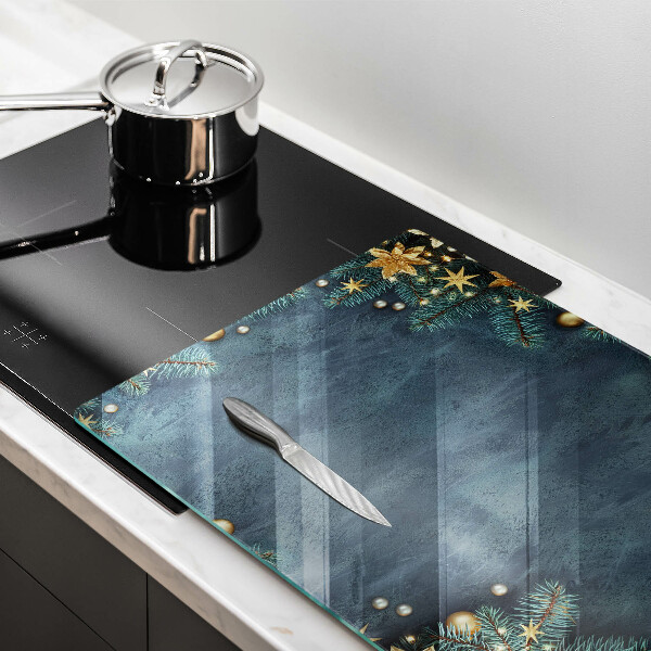 Tabla de cortar de vidrio Decoraciones de navidad