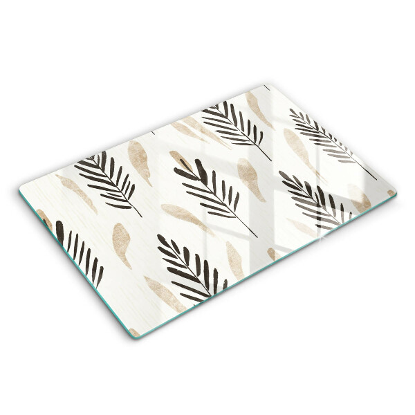 Tabla de cortar de vidrio Plantas bohemias