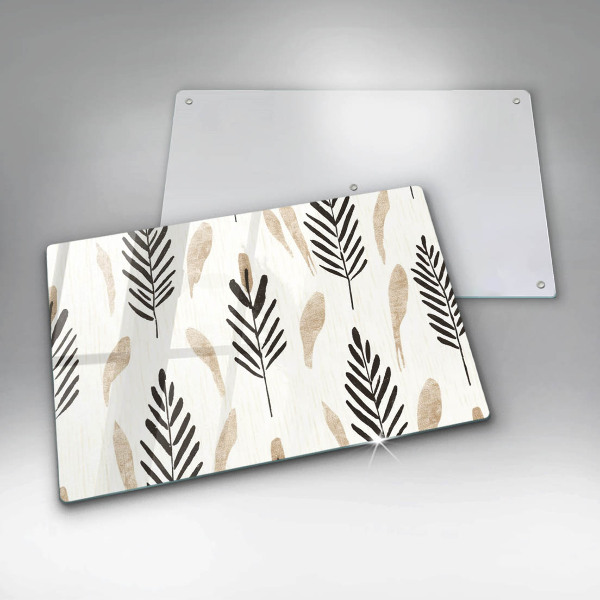 Tabla de cortar de vidrio Plantas bohemias