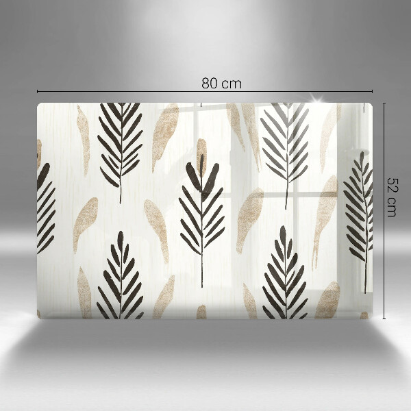 Tabla de cortar de vidrio Plantas bohemias