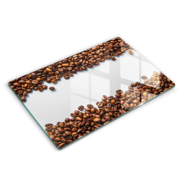 Tabla de cortar de vidrio Granos de café