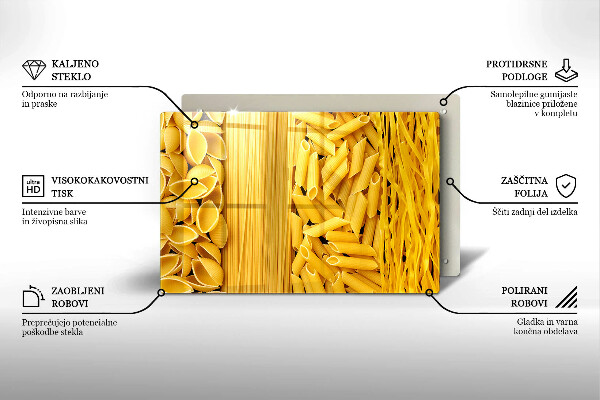 Tabla de cortar de vidrio Pasta