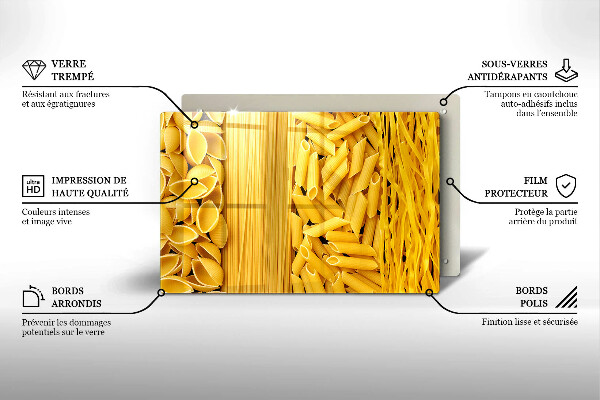 Tabla de cortar de vidrio Pasta