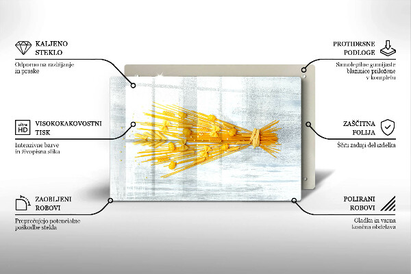 Tabla de cortar de vidrio Pasta