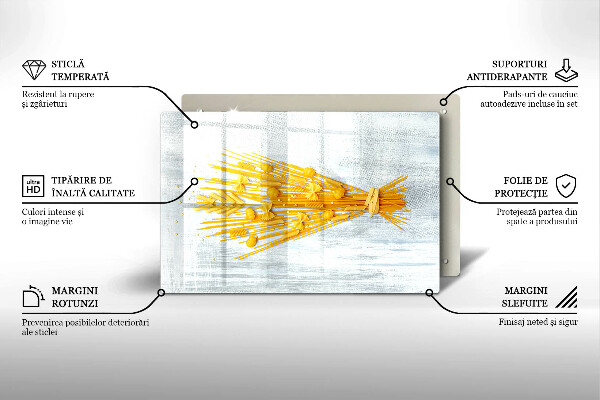 Tabla de cortar de vidrio Pasta