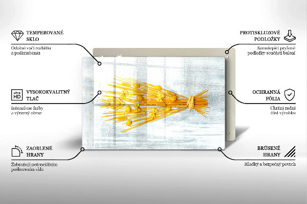 Tabla de cortar de vidrio Pasta