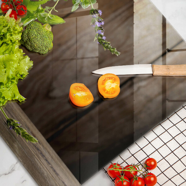 Tabla de cortar de vidrio Hierbas verdes