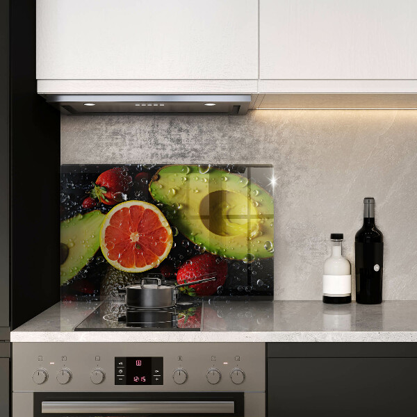 Tabla de cortar de vidrio Frutas y vegetales