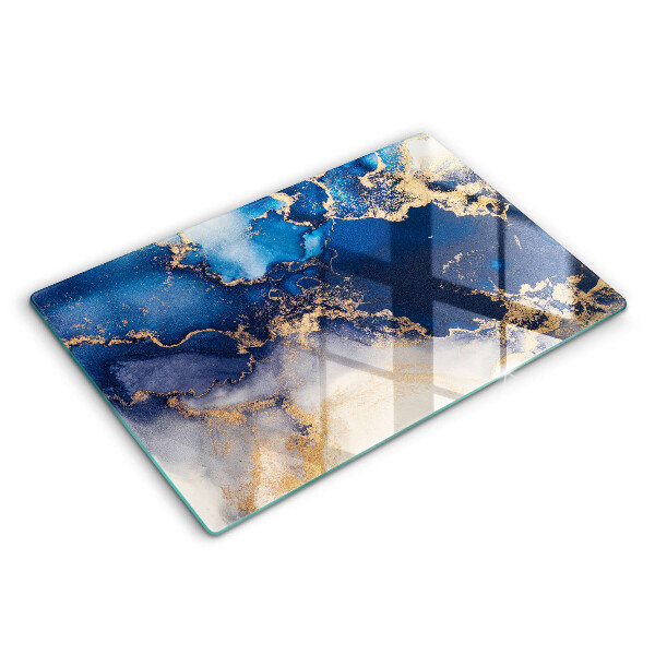 Tabla de cortar de vidrio Abstracción de mármol