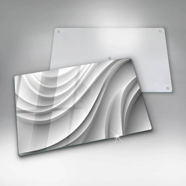 Tabla de cortar de vidrio Líneas geométricas