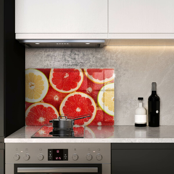 Tabla de cortar de vidrio Rodajas de pomelo