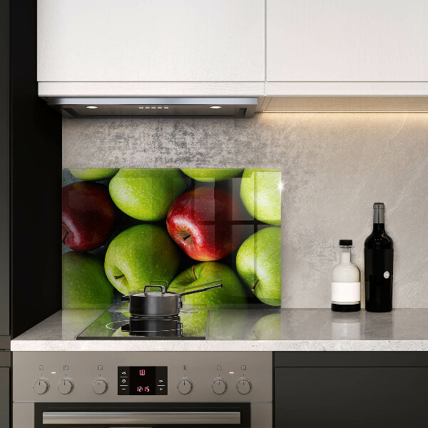 Tabla de cortar de vidrio Manzanas jugosas