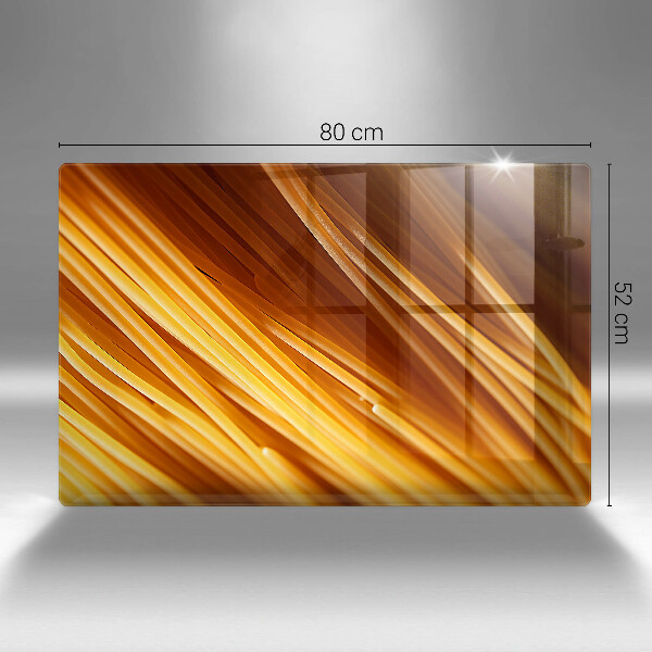 Tabla de cortar de vidrio Pasta de espagueti