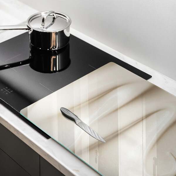 Tabla de cortar de vidrio Helado cremoso