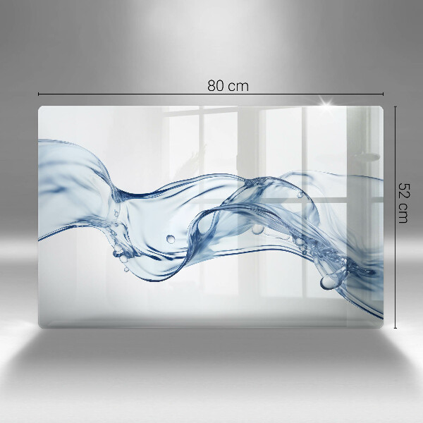 Tabla de cortar de vidrio Agua cristalina