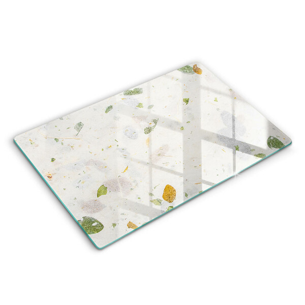 Tabla de cortar de vidrio Hojas cayendo