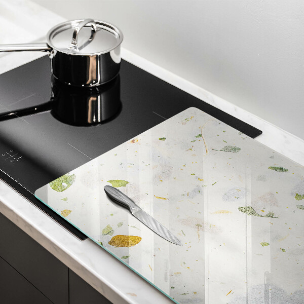 Tabla de cortar de vidrio Hojas cayendo