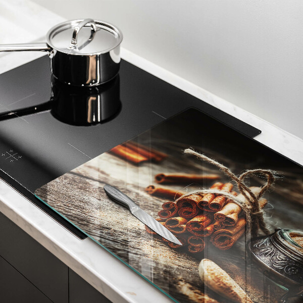 Tabla de cortar de vidrio Vainas de vainilla