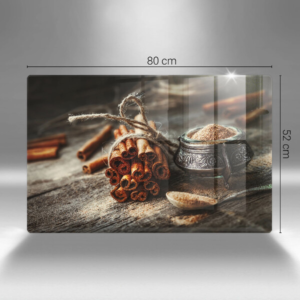 Tabla de cortar de vidrio Vainas de vainilla