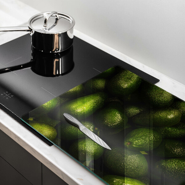 Tabla de cortar de vidrio Fruta de aguacate