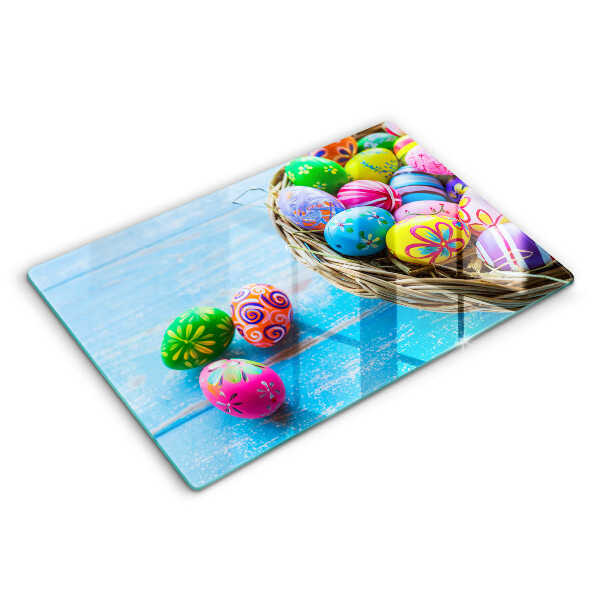 Tabla de cortar de vidrio Huevos de pascua huevos de pascua