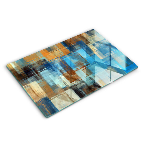 Tabla de cortar de vidrio Fondo pintado