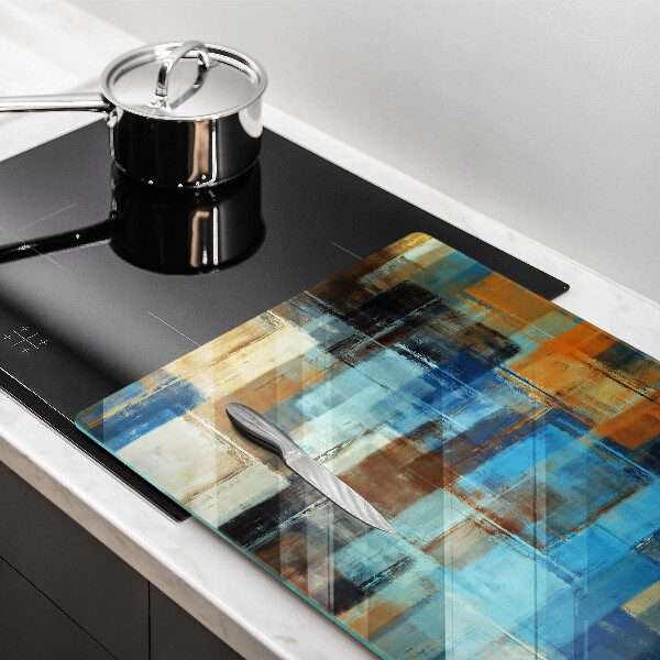 Tabla de cortar de vidrio Fondo pintado