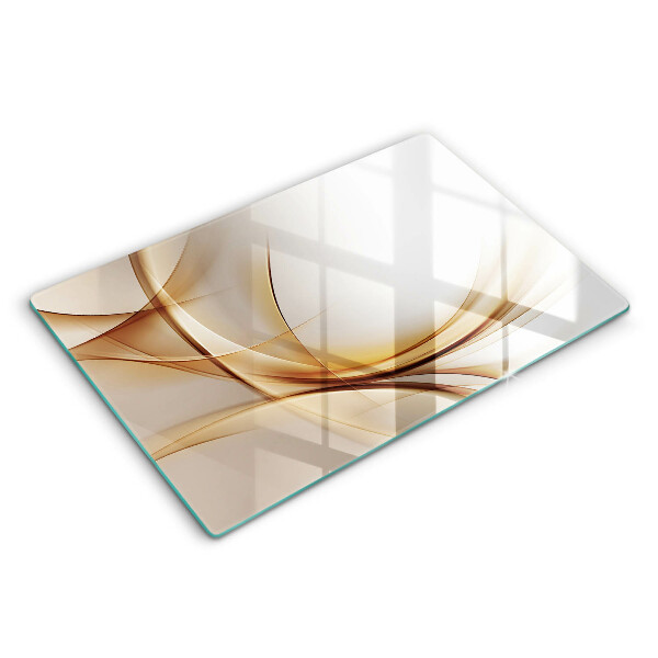 Tabla de cortar de vidrio Formas abstractas