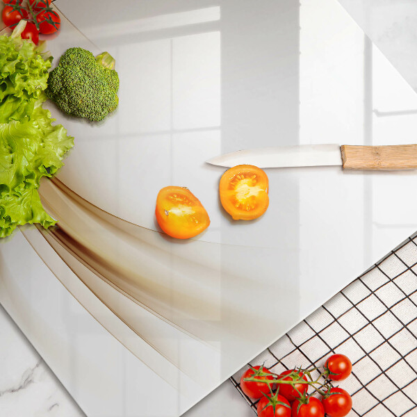 Tabla de cortar de vidrio Formas abstractas