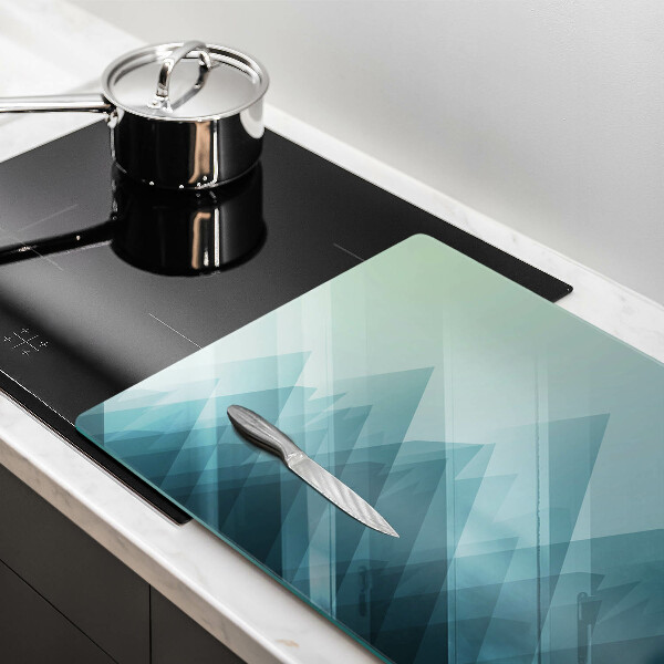 Tabla de cortar de vidrio Montañas abstractas