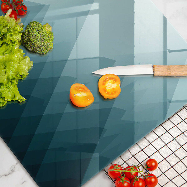 Tabla de cortar de vidrio Montañas abstractas