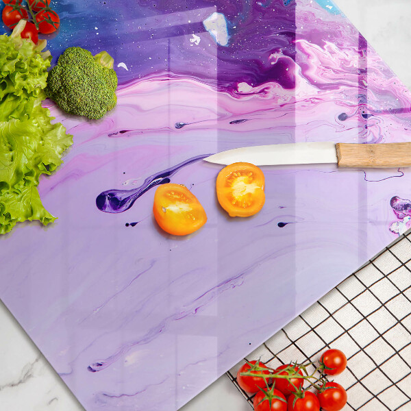 Tabla de cortar de vidrio Tintas de abstracción