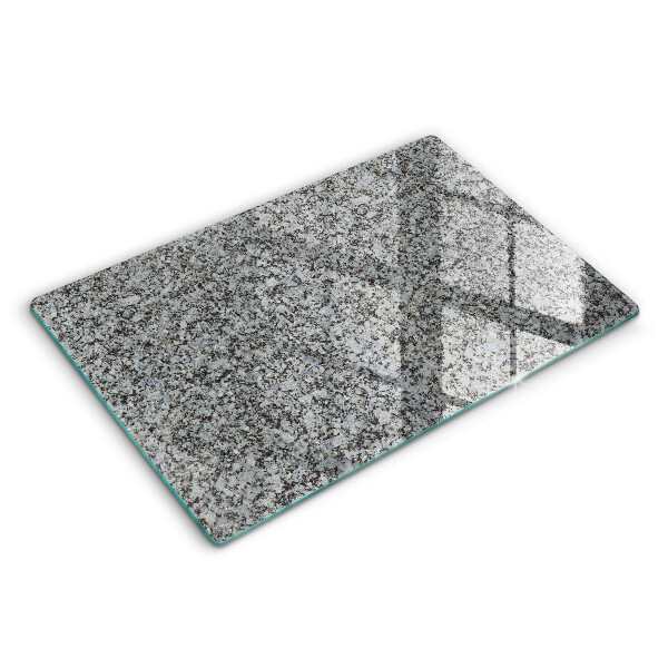 Tabla de cortar de vidrio Textura de piedra