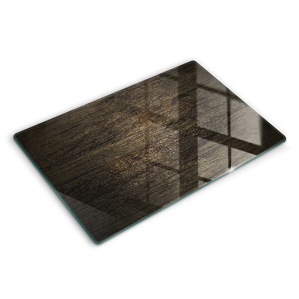 Tabla de cortar de vidrio Textura de corteza de madera