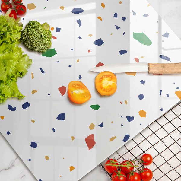 Tabla de cortar de vidrio Gres colorido