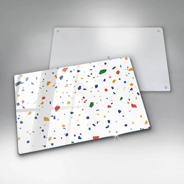 Tabla de cortar de vidrio Gres colorido