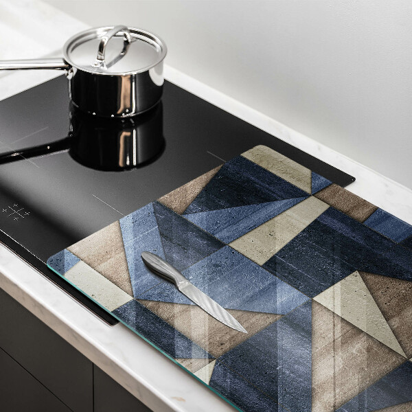 Tabla de cortar de vidrio Abstracción geométrica